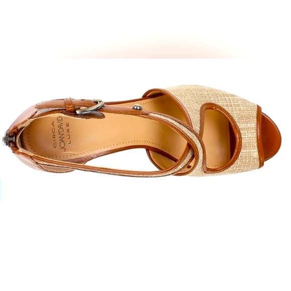 New Circa Joan & David Women's Nandie Open-Toe Espadrille Wedge Heel Size 9.5 - Picture 4 of 6